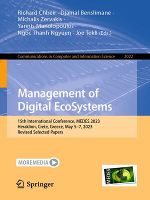 cover image of Management of Digital EcoSystems